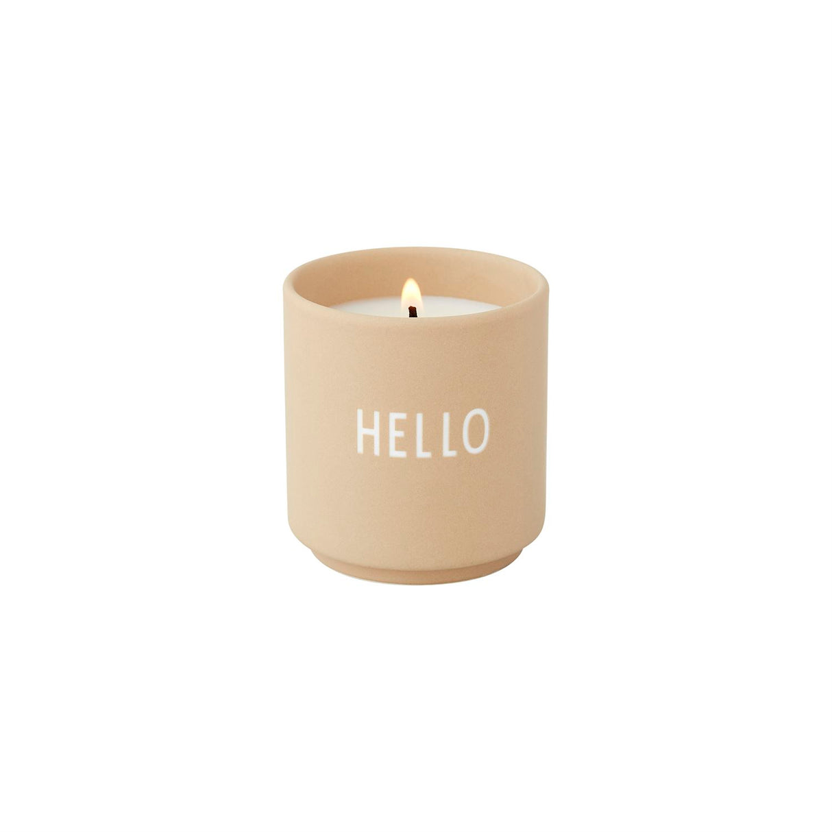 Design Letters Duftkerze Hello Beige