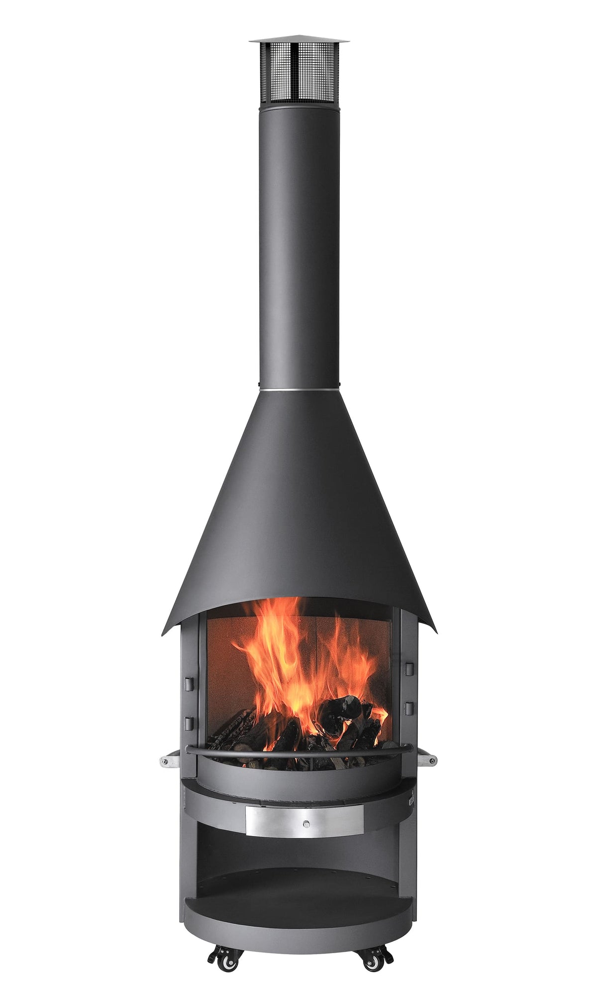 asado® Garten-Grillkamin "Fuego" 70cm - Stahl