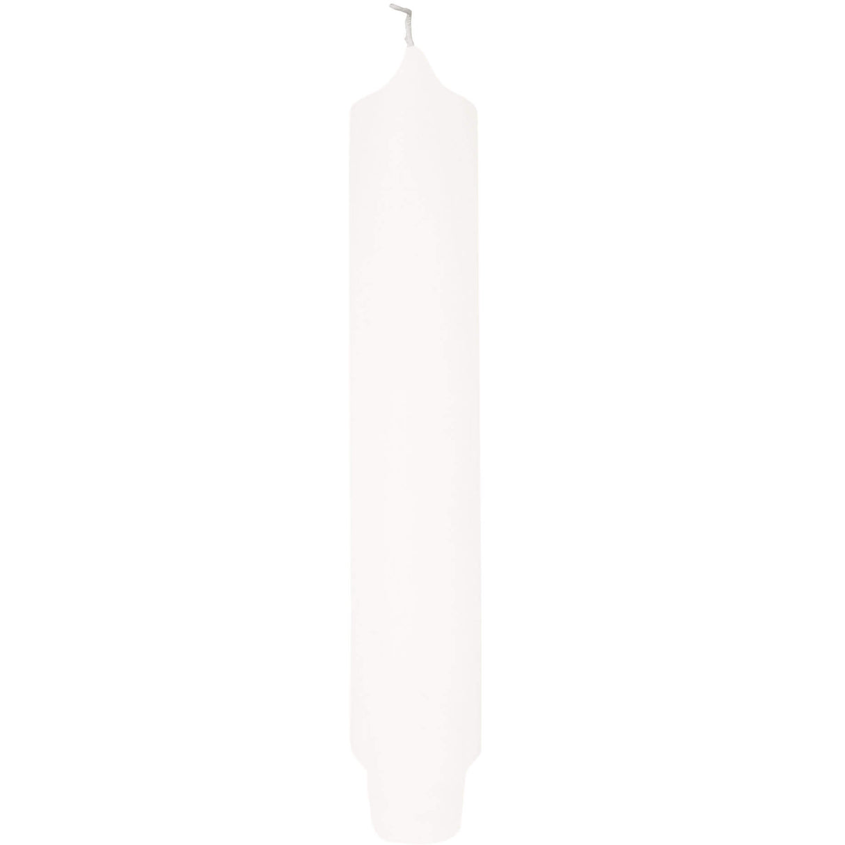 Fink getauchte Stabkerze Candle weiß Paraffin Höhe 25 cm