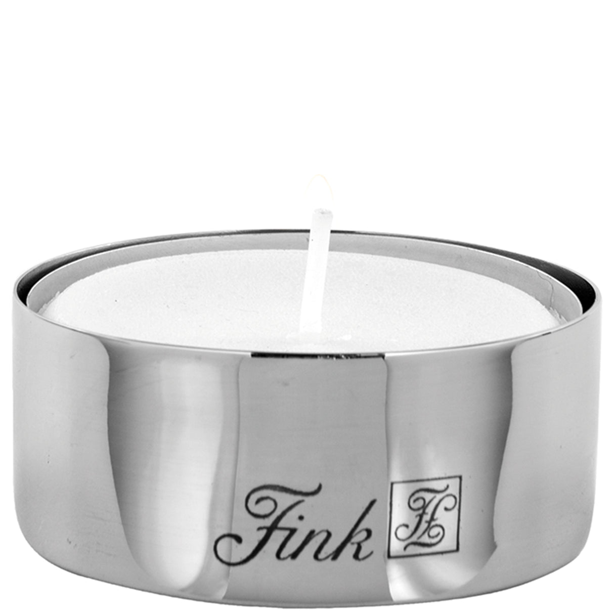 Fink Teelichthalter Sets Living Edelstahl Höhe 2 cm