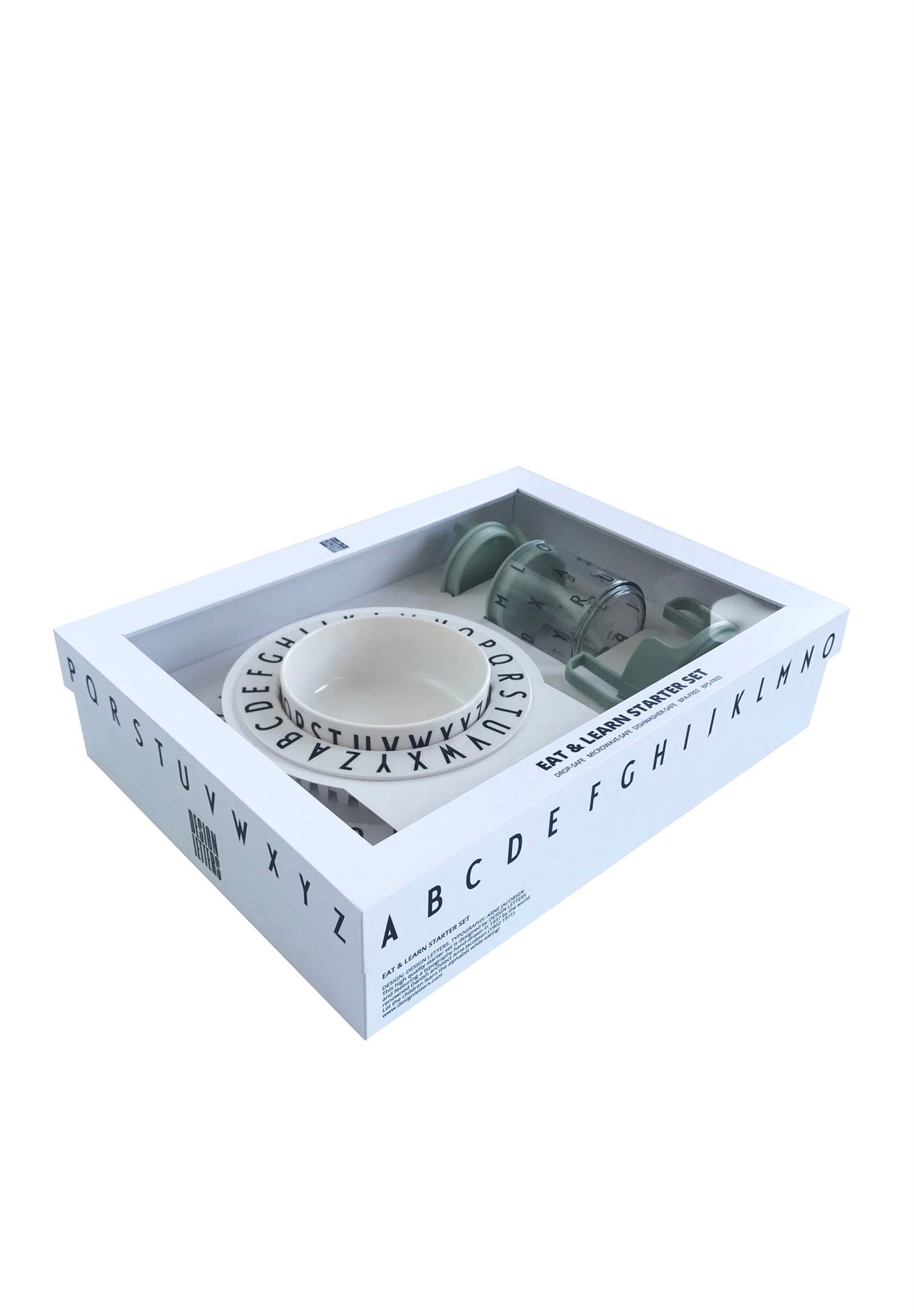 Design Letters Eat & Learn Staterset Grün