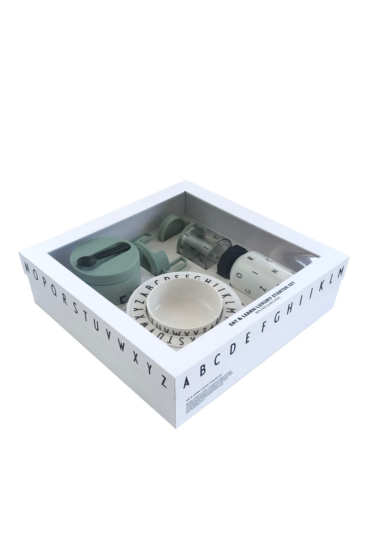 Design Letters Eat & Learn Premium Staterset Grün