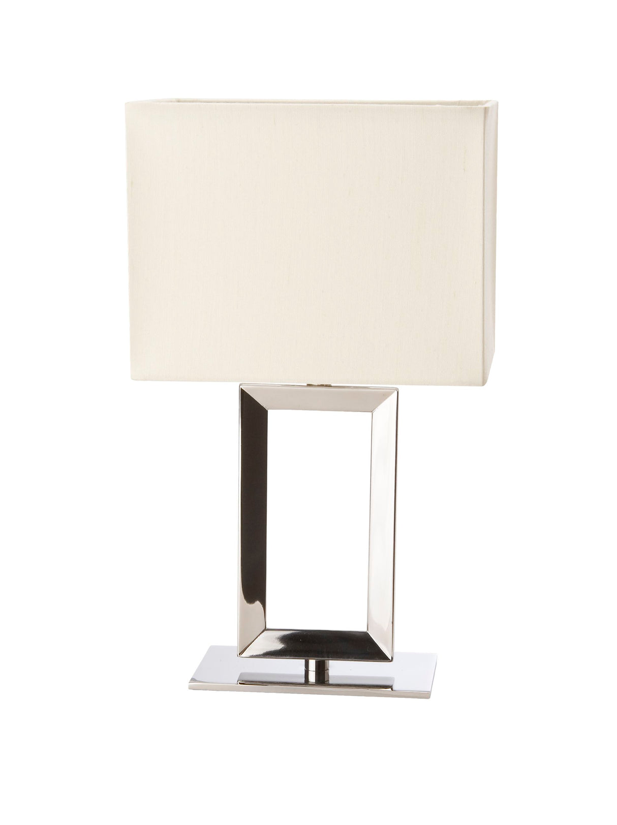 Sompex Tischleuchte Pad Edelstahl poliert E14, Höhe 29 cm