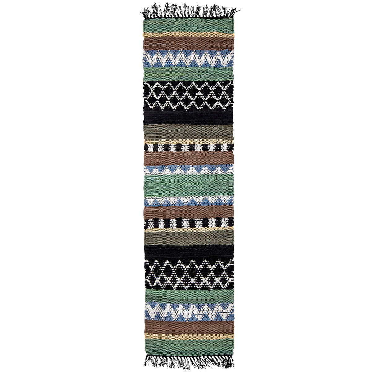 BLOOMINGVILLE Huxi Teppich aus Baumwolle, multifarbend