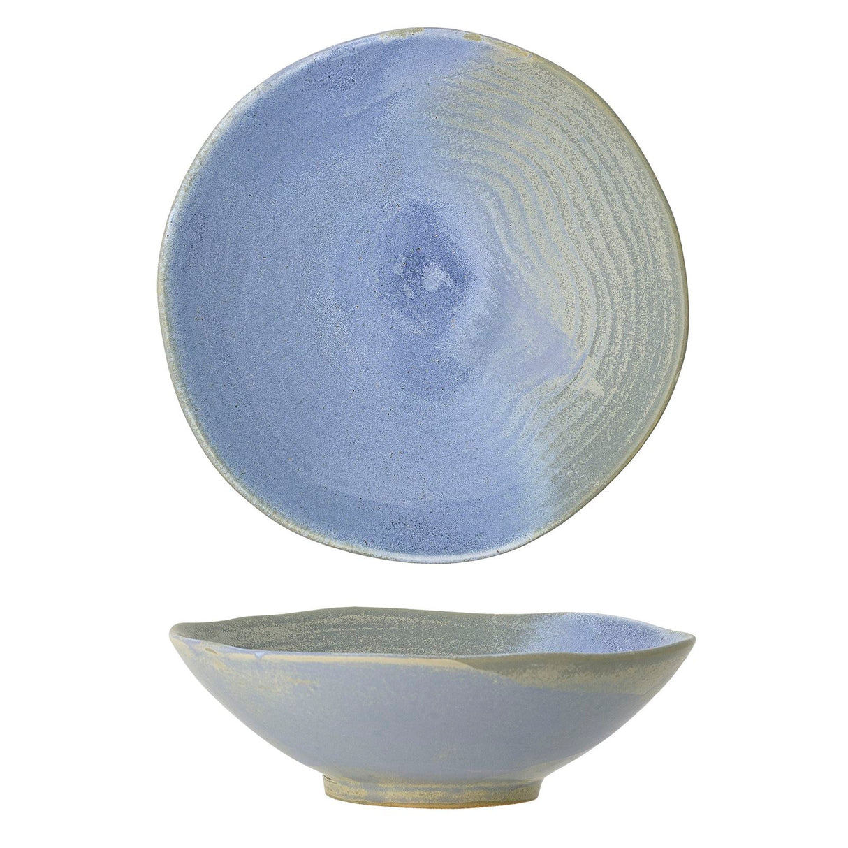 BLOOMINGVILLE Aura Servierschüssel blau/Natur