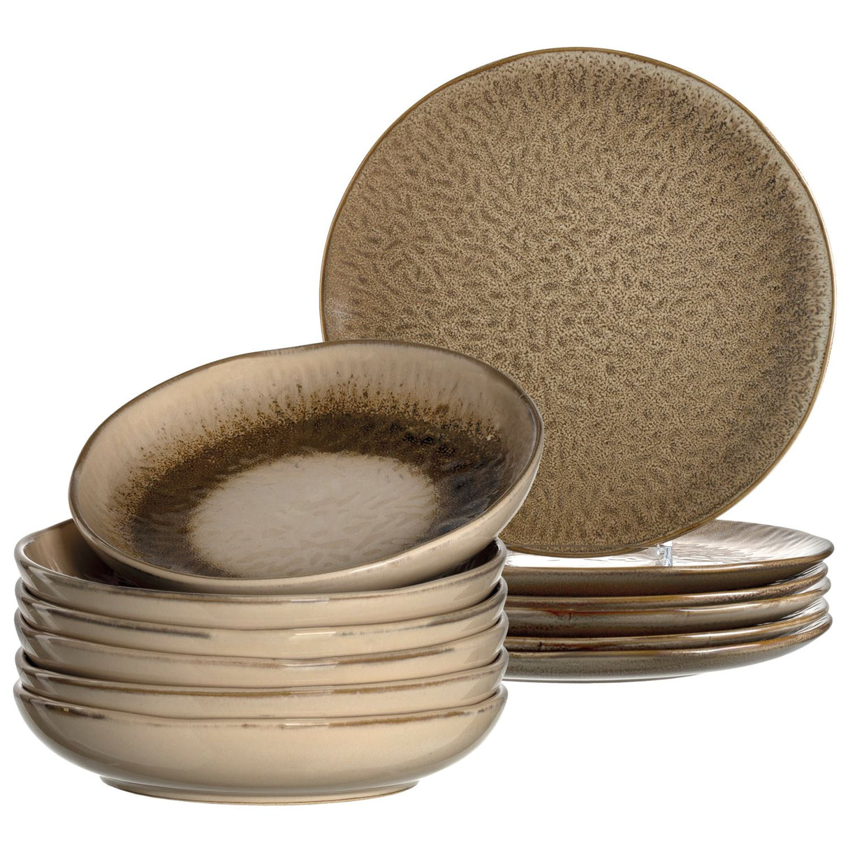 Leonardo Geschirrset MATERA beige, 12 tlg.