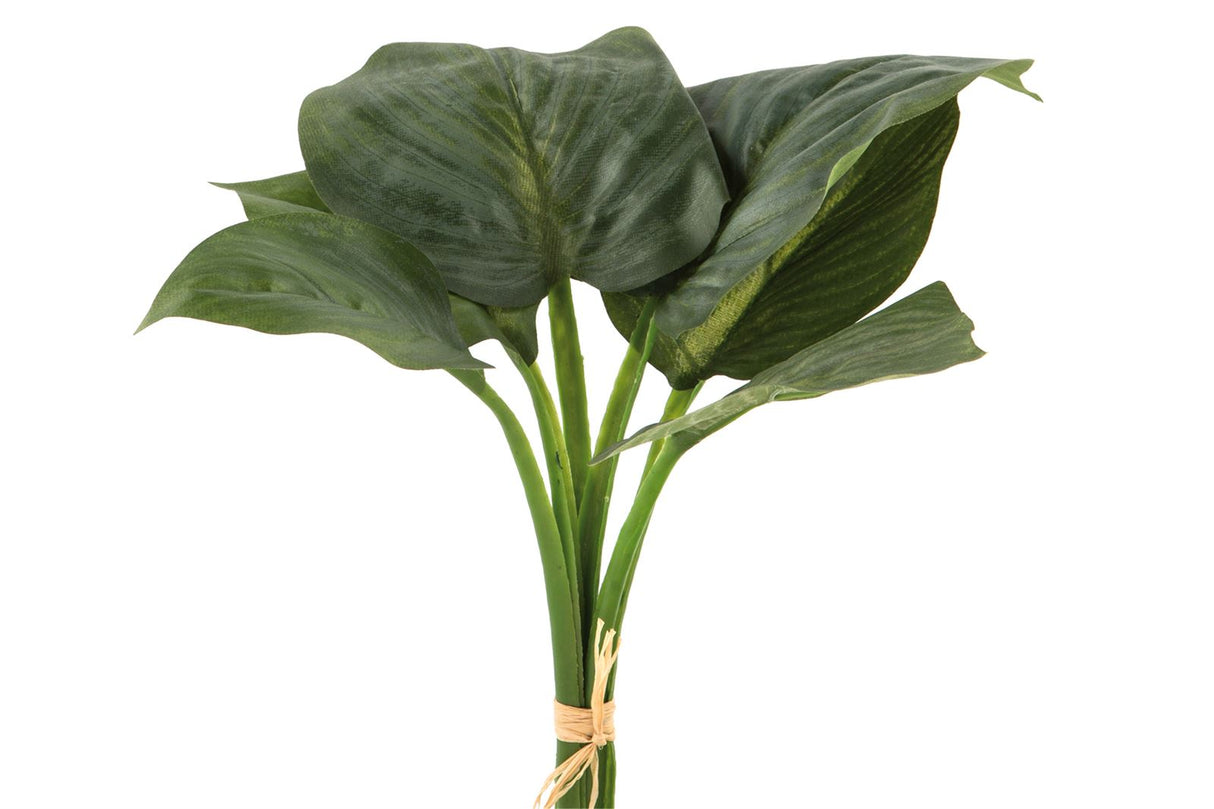 Fink Kunstblume Hosta grün synthetische Faser Höhe 32 cm