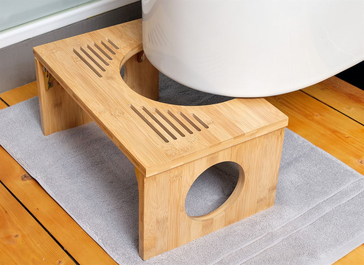 Elbmöbel Toilettenhocker Bambus