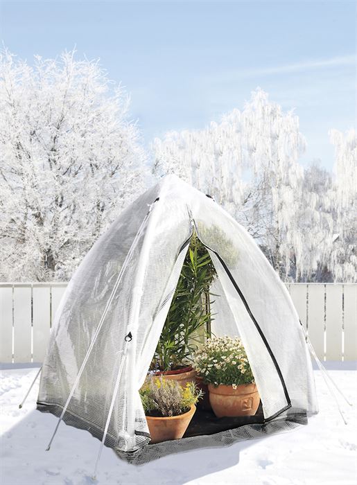 Biogreen Überwinterungszelt Gewächshaus Tropical Island M 130 x 130 x 150 cm