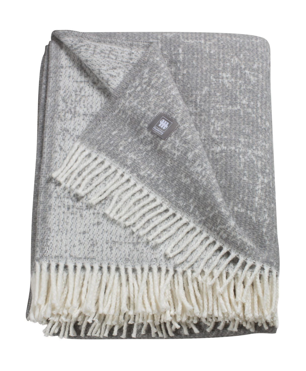 Musterring Plaid Ease 140 x 200 cm grau Kuscheldecke mit Fransen