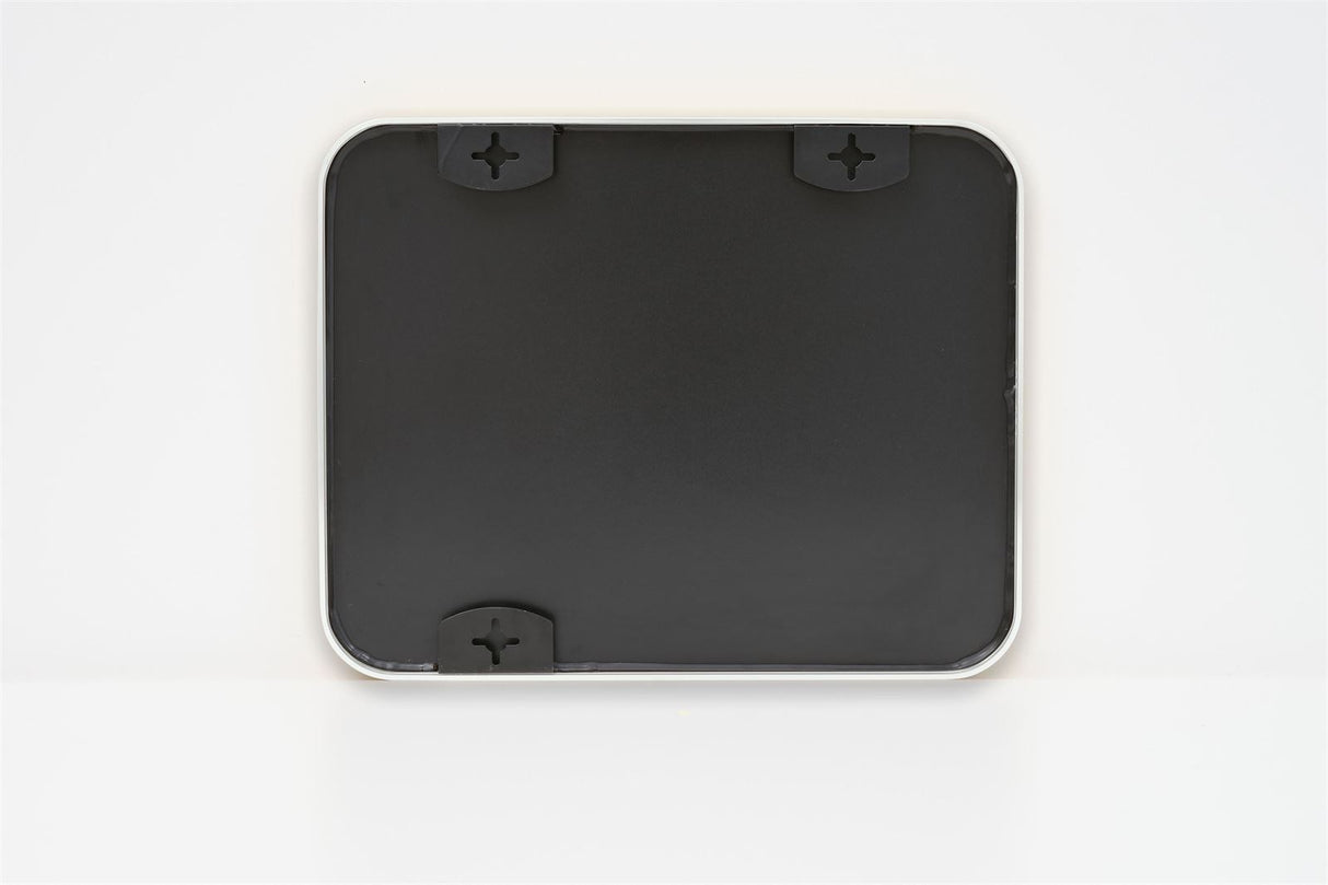 Terra Home Wandspiegel 40x50 weiß Metallrahmen