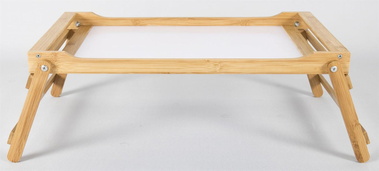 Elbmöbel Betttablett Bambus Klappbar Frühstückstablett Serviertablett Frühstück Tablett