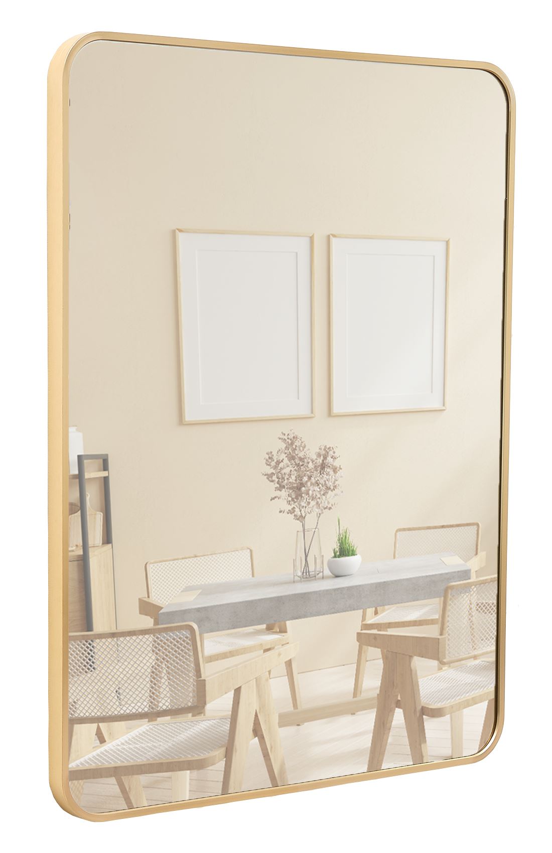 Terra Home Wandspiegel 60x80 gold Metallrahmen