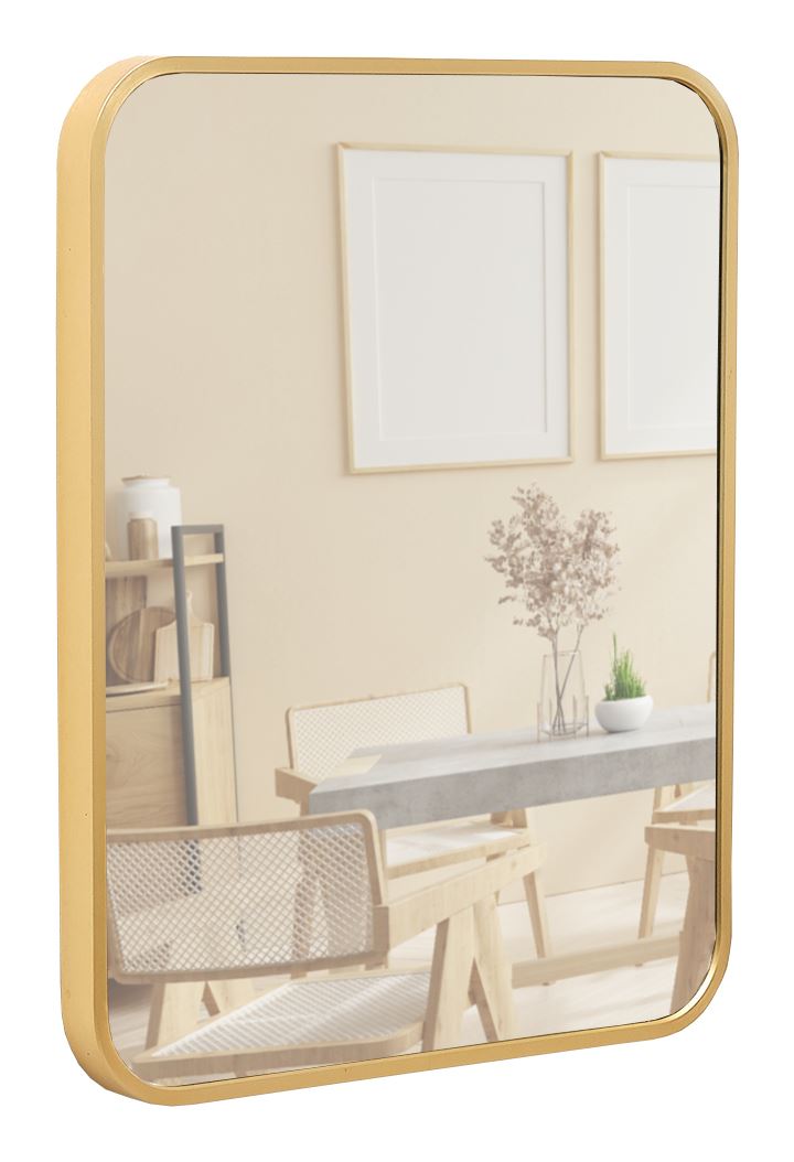 Terra Home Wandspiegel 40x50 gold Metallrahmen