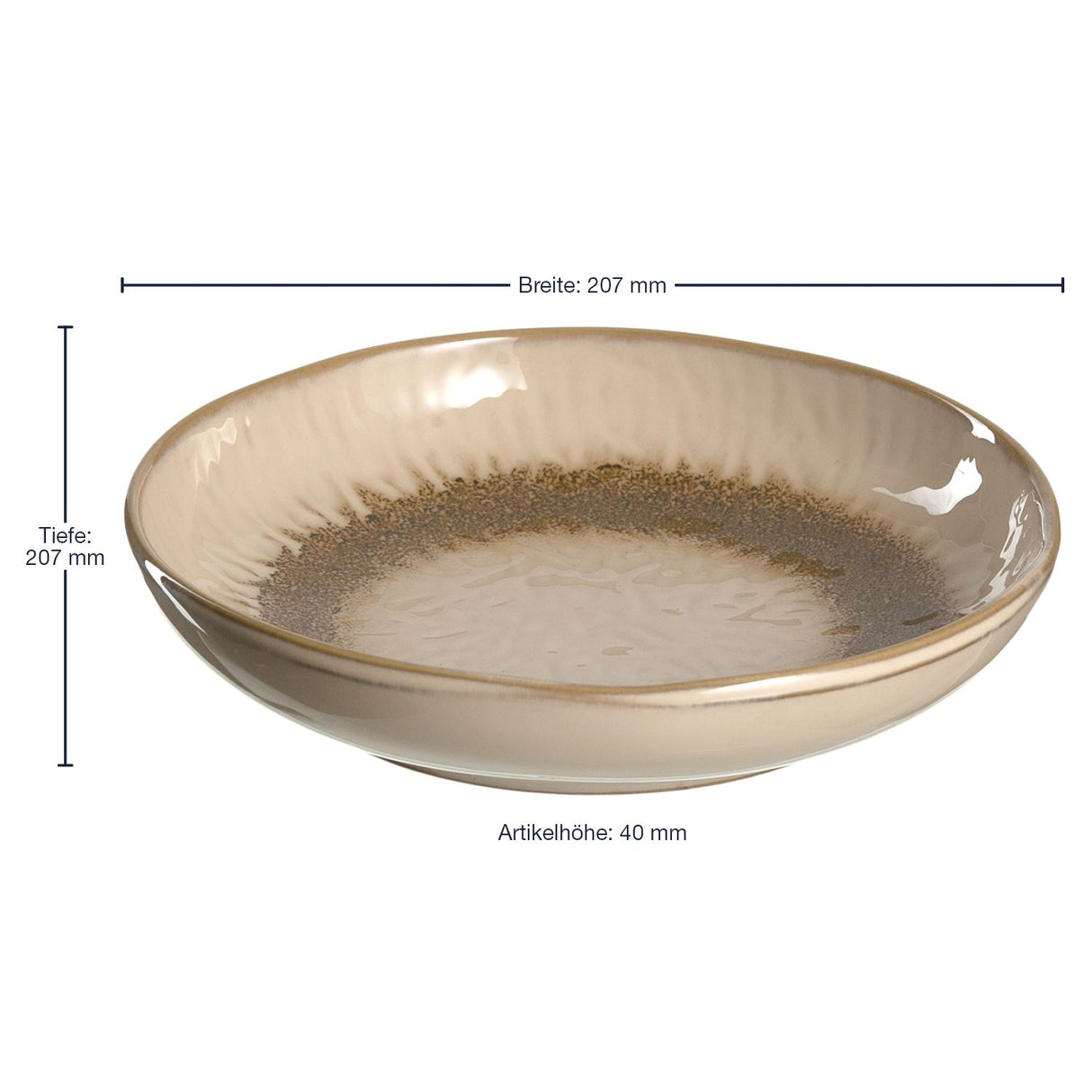 Leonardo Geschirrset MATERA beige, 12 tlg.