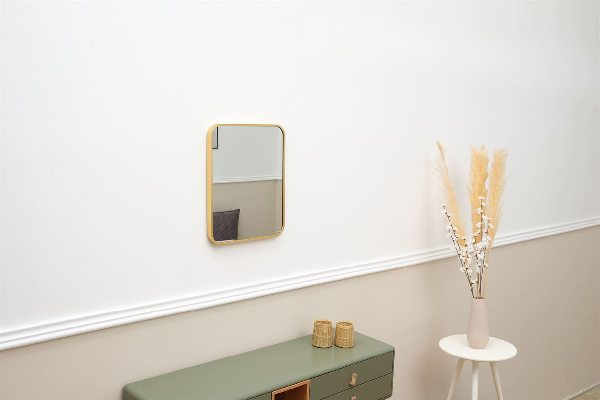 Terra Home Wandspiegel 40x50 gold Metallrahmen