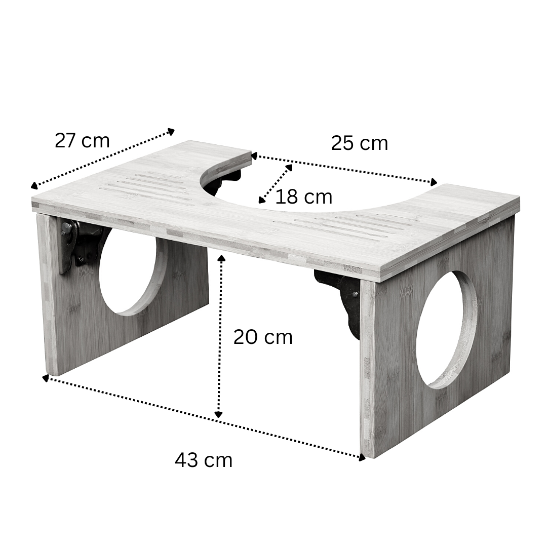 Elbmöbel Toilettenhocker Bambus