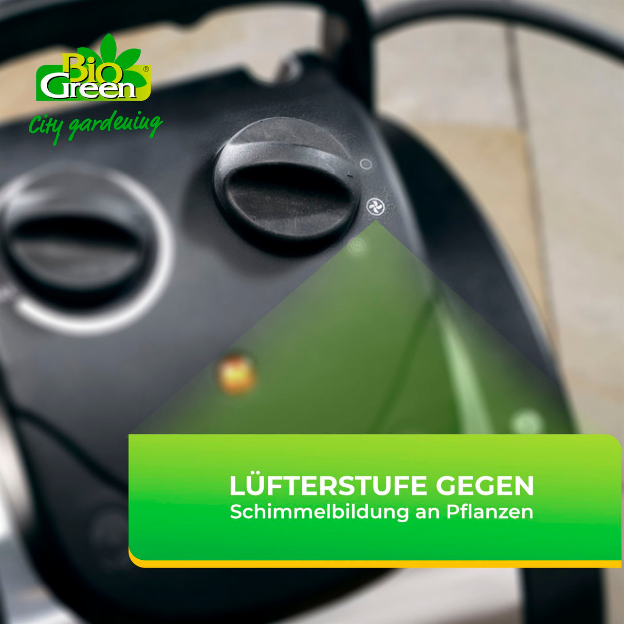 Biogreen Elektrogebläseheizung Palma Heizlüfter (Thermostat Digital)