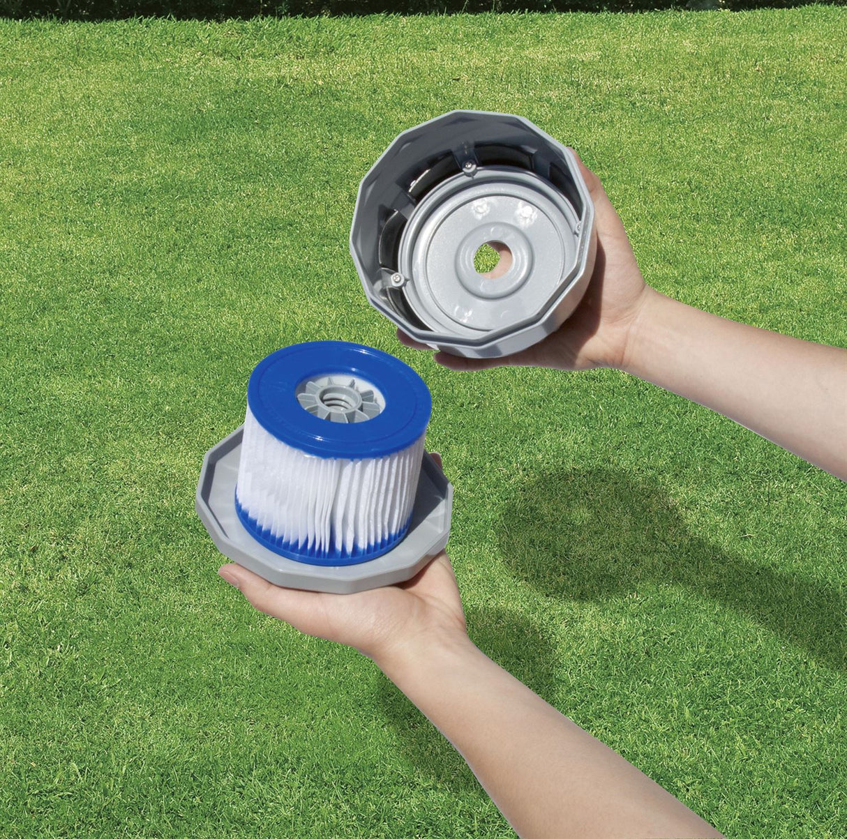 Bestway LAY-Z-SPA Xtras Filterkartusche Gr. VI 10,6 x 8,0 cm, Doppelpack