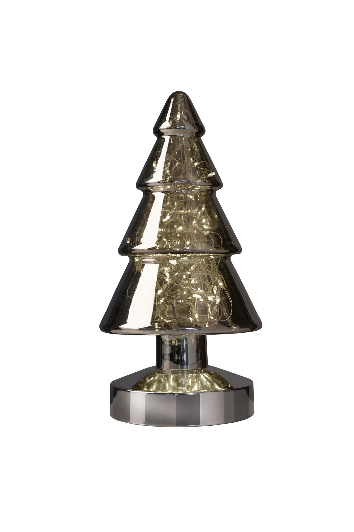 Sompex LED Dekoleuchte Winterlight Batteriebetrieben smoke 26cm Weihnachtsbaum