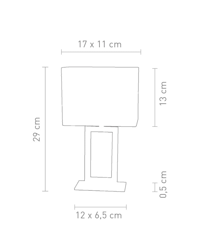 Sompex Tischleuchte Pad Edelstahl poliert E14, Höhe 29 cm