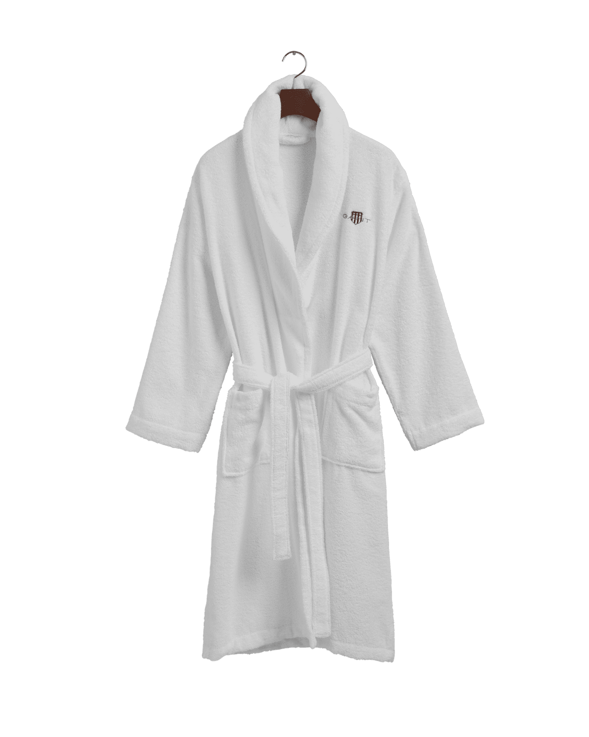 GANT Bademantel Archive Shield White Weiß XL