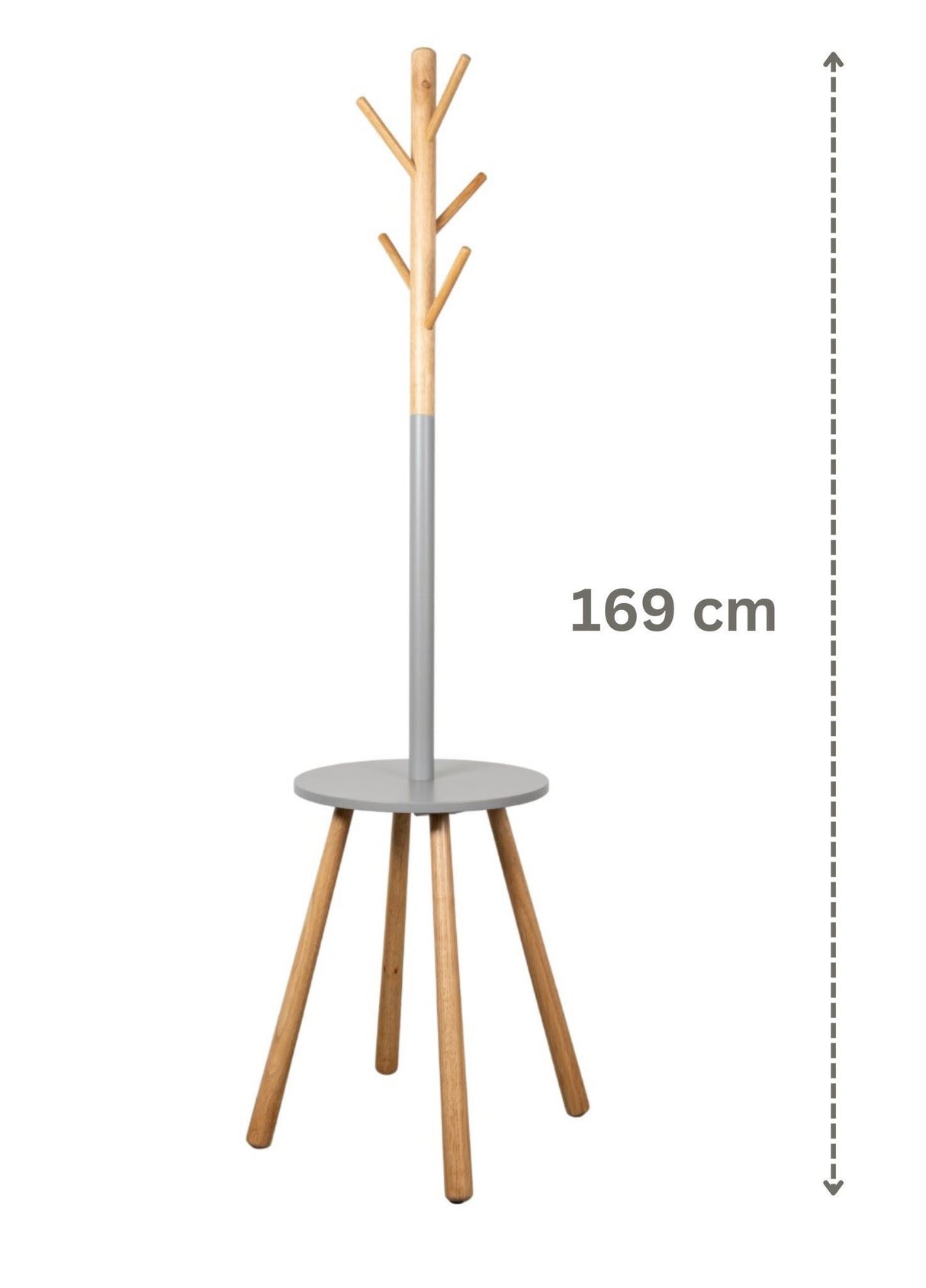Terra Home Garderobenständer Dala Rund Grau