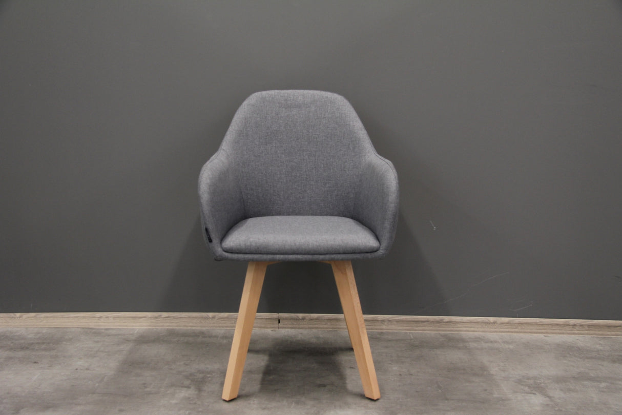 Armlehnstuhl Molde in Dunkelgrau #3350