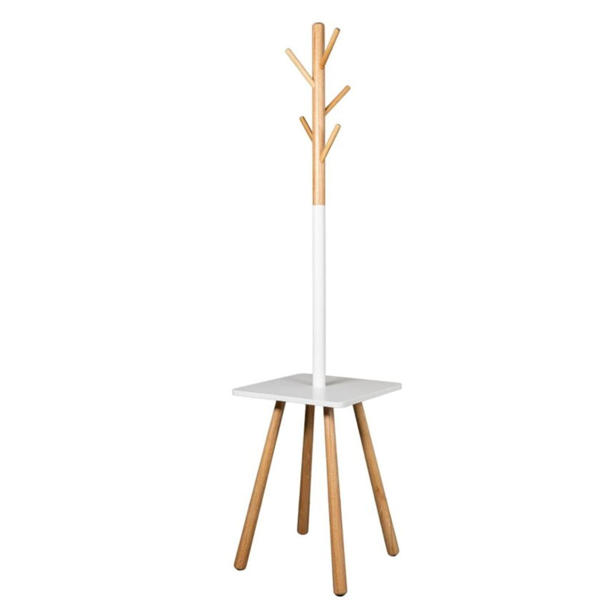 Terra Home Garderobenständer Dala Eckig Weiß