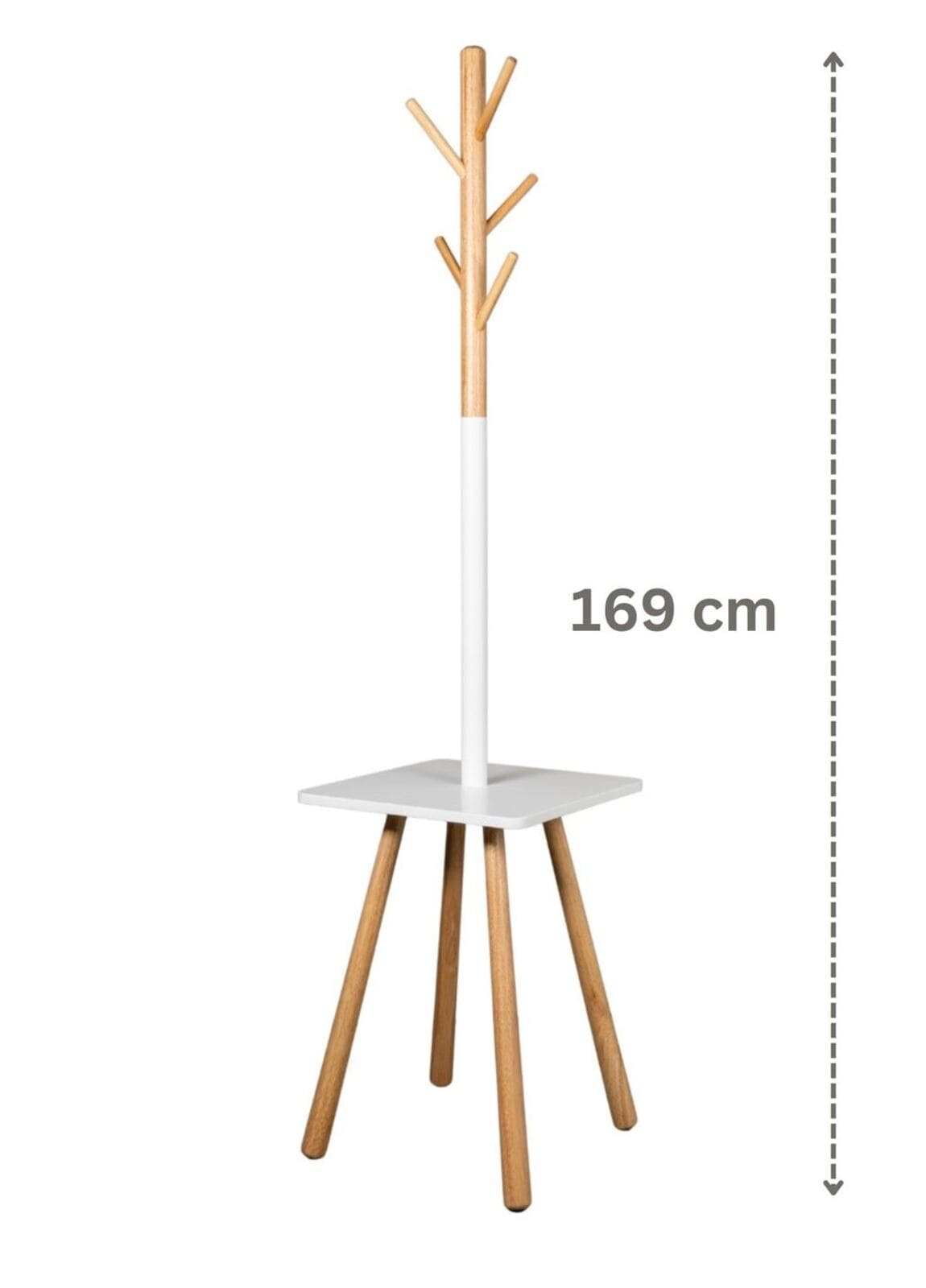 Terra Home Garderobenständer Dala Eckig Weiß