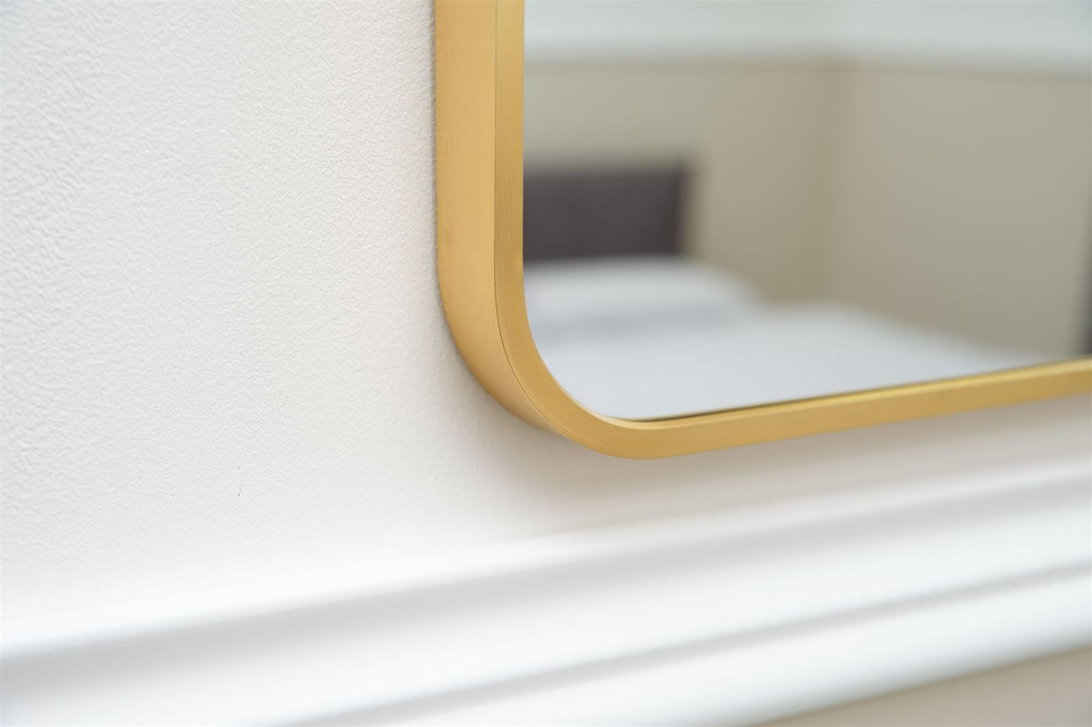 Terra Home Wandspiegel 60x80 gold Metallrahmen