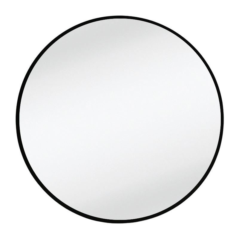 Terra Home Wandspiegel rund 60x60 schwarz Metallrahmen
