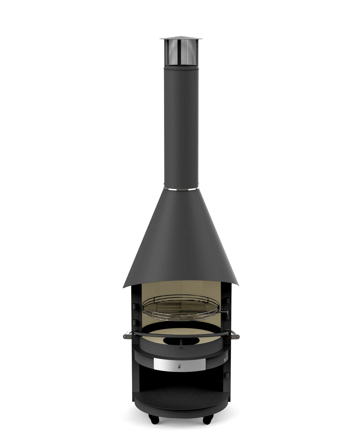 asado® Garten-Grillkamin "Fuego" 70cm - Stahl