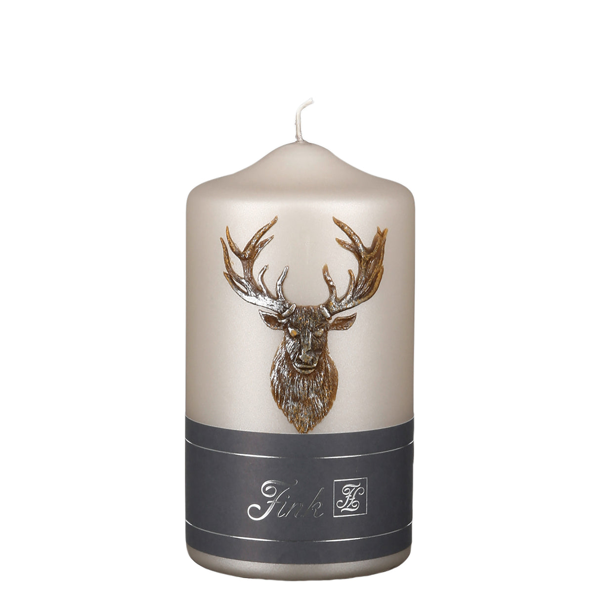 Fink Stumpenkerzen Candle stein Paraffin Höhe 15 cm