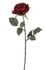 Fink Kunstblume Rose rot Kunstfasern Höhe 66 cm