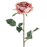 Fink Kunstblume Rose rose Kunstfasern Höhe 66 cm