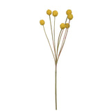 Fink Kunstblume Craspedia gelb Kunstfasern Höhe 60 cm