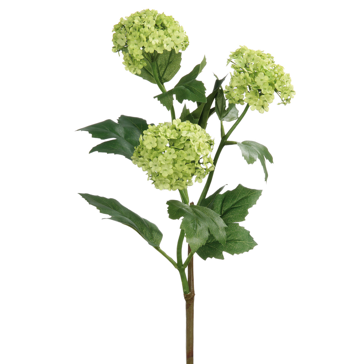 Fink Kunstblume Schneeball grün Kunstfasern Höhe  cm