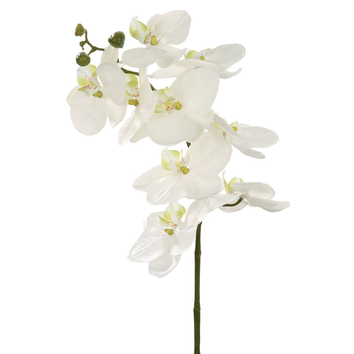 Fink Kunstblume Orchidee weiß Kunstfasern Höhe  cm