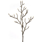 Fink Kunstblume Magnolienknospenzweig dunkelbraun Kunstfasern Höhe  cm