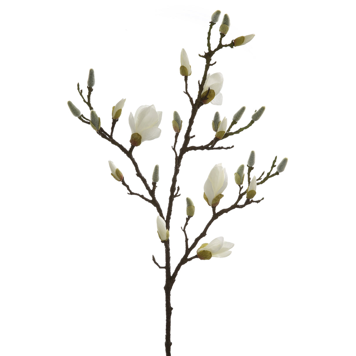 Fink Kunstblume Magnolienzweig weiß Kunstfasern Höhe  cm