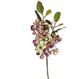 Fink Kunstblume Beerenzweig amaranth, hellgrün Kunstfasern Höhe  cm