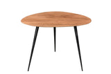 SIT-Möbel Beistelltisch 54 cm x 49 cm x 41 Platte natur, Beine schwarz