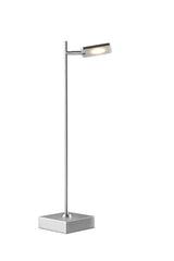 Sompex Tischleuchte Quad Metall silber 5W dimmbar