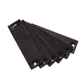 Leander Griffe, Leder, 6 Stück Sort 3,5 cm x 3 cm