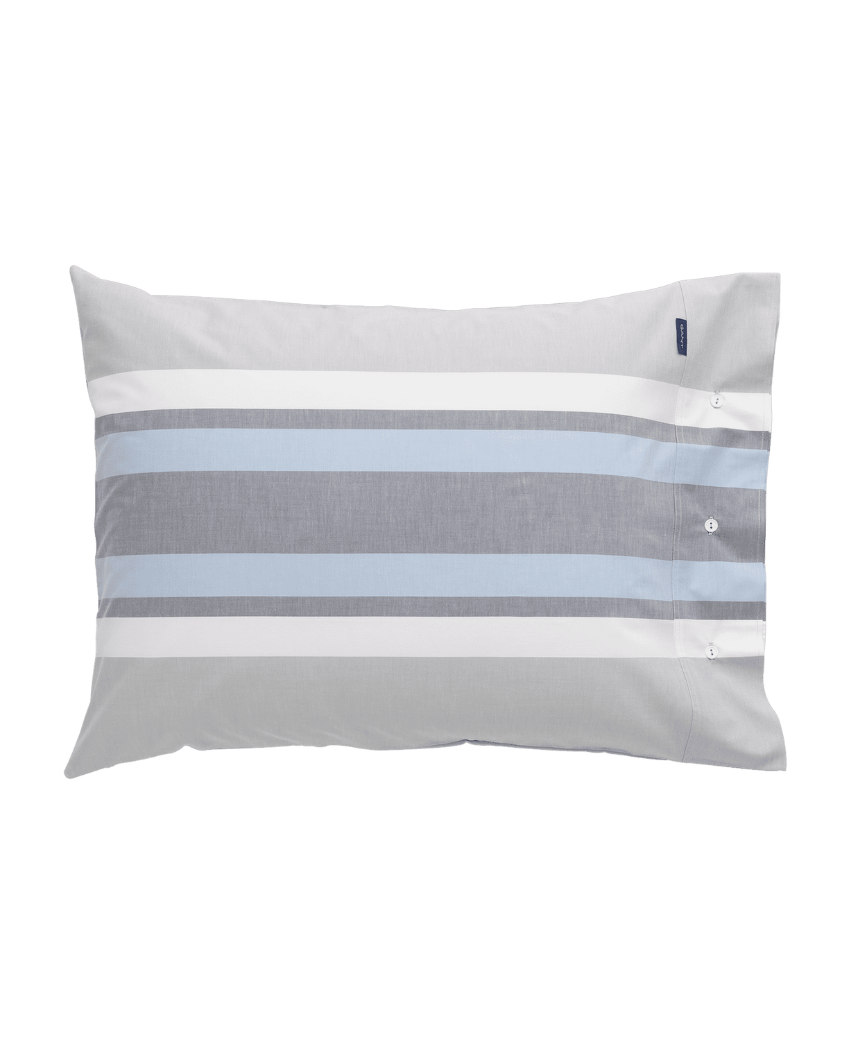 GANT Kopfkissenbezug Oxford Stripe Grey 80 x 80 cm