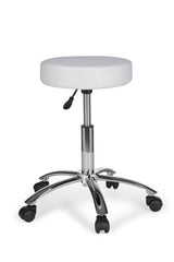 Amstyle Hocker Leon Design Arbeitshocker Stoff Weiß