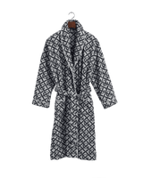 GANT Bademantel Monogram Evening Blue Blau XL