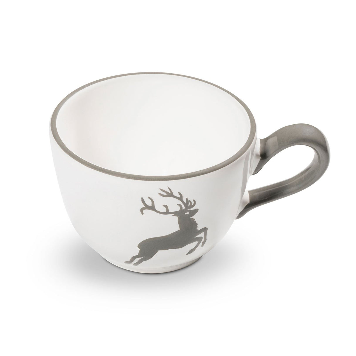 Gmundner Kaffeetasse Grauer Hirsch grau Hirsch