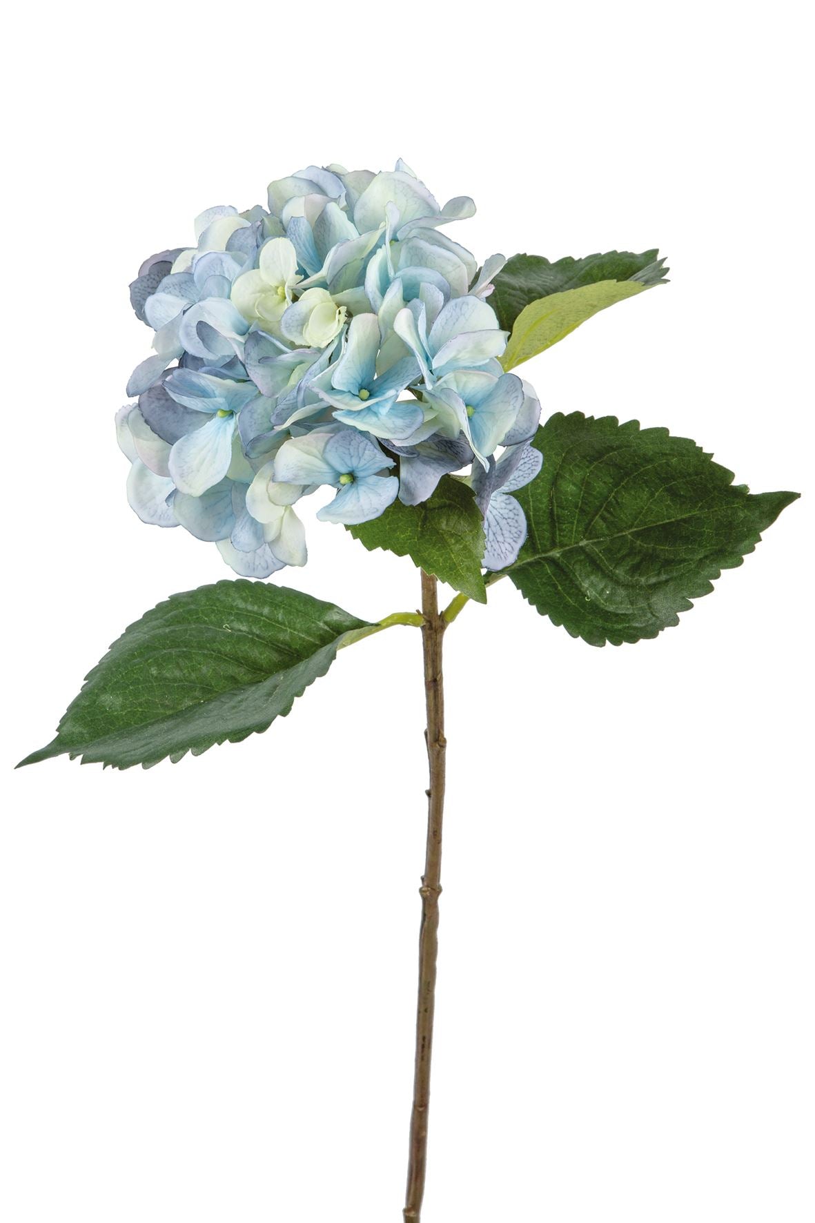 Fink Kunstblume Hortensie blau Kunstfasern, synthetische Faser Höhe 71 cm